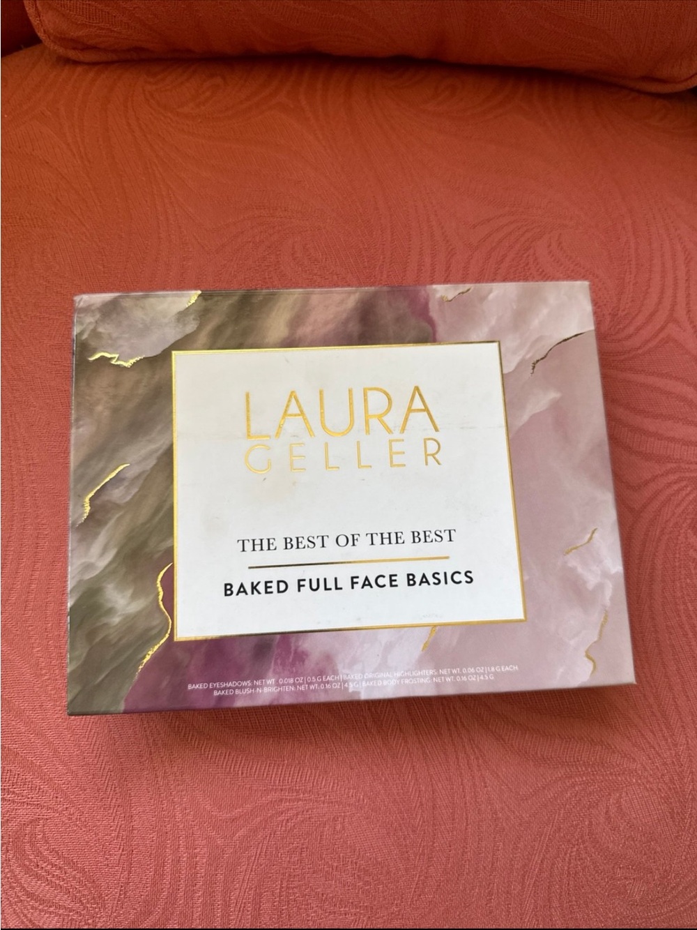 Laura Geller Pink and Mauve Marble Baked Full Face Palette